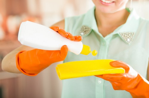 Encrypted online payment process for carpet cleaning services
