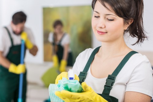 Deep cleaning commercial carpet in a busy Oakleigh Park workplace