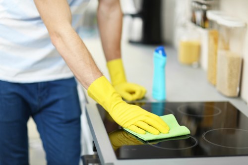 Deep cleaning service removing dirt from a residential carpet